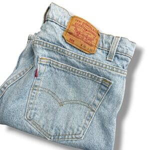 Levi's 505 Regular Fit Jeans Mens W36 L30 (34x27)Light Wash Denim Classic FLAWED